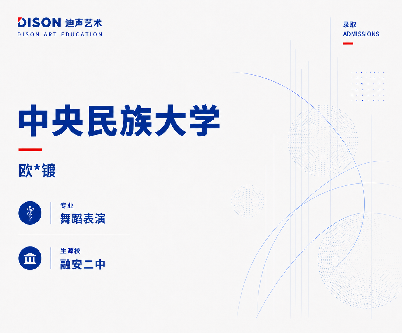 迪声艺术学校成绩案例 1